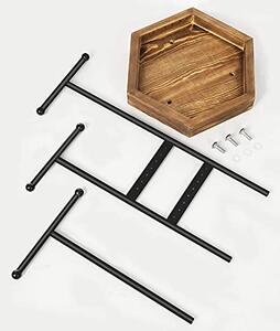 Suport bijuterii, Songmics, Maro-Negru, 20.5x18x36 cm