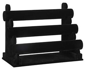 Suport bijuterii, Songmics, Negru, 30x17x22.5 cm