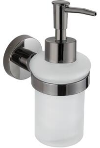 Mexen Remo, dozator de săpun de perete, crom negru, 70507388-73