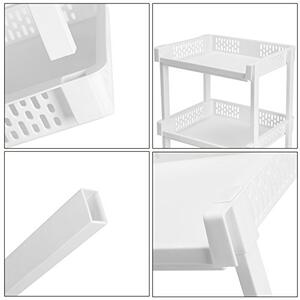 Raft pentru bucatarie, Songmics, Alb, 36.5x28x61 cm