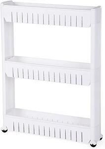 Raft pentru bucatarie, Songmics, Alb, 54.5x12.7x72.5 cm