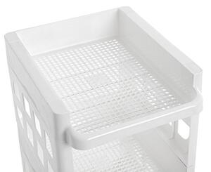 Raft pentru bucatarie, Songmics, Alb, 27.5x32.5x74.5 cm