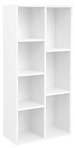 Biblioteca, Vasagle, Alb, 50x24x106 cm