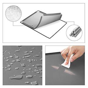 Set 15 cuburi modulare din plastic pentru depozitare, Songmics, Gri, 91x36x91 cm
