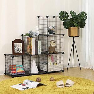 Cutie de depozitare, Songmics, Negru, 93x31x93 cm