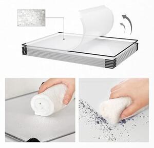 Set 12 cuburi modulare din plastic pentru depozitare, Songmics, Alb, 83x31x105 cm