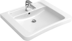 Villeroy & Boch Vita lavoar 65x55 cm dreptunghiular clasică pentru persoane cu dizabilități alb luciu 51786701