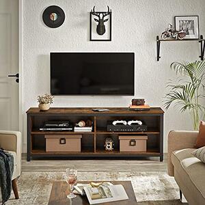 Comoda TV, Vasagle, Negru , 147x40x60 cm