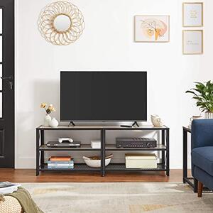 Comoda TV, Vasagle, Negru-Ivoar, 140x39x52 cm