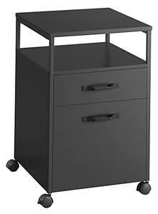 Comoda birou, Vasagle, Negru, 42 x 44 x 66.5 cm
