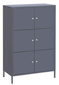 Dulap de depozitare din metal, Songmics, Gri, 65x36x105 cm