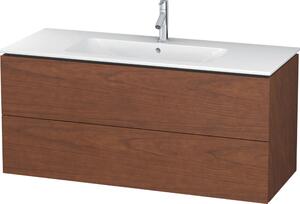 Duravit L-Cube dulap 122x48.1x55 cm dulap atârnat sub chiuvetă nucă LC624301313