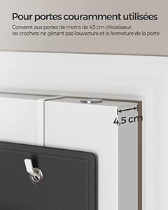 Organizator depozitare usa, Songmics, Negru, 33.5x12x100 cm
