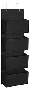 Organizator depozitare usa, Songmics, Negru, 33.5x12x100 cm