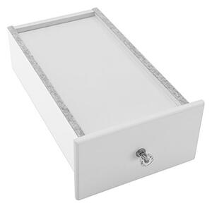 Masa de toaleta pentru fetite, Songmics, Alb, 80x40x143 cm