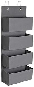 Organizator depozitare usa, Songmics, Gri, 33.5x12x100 cm