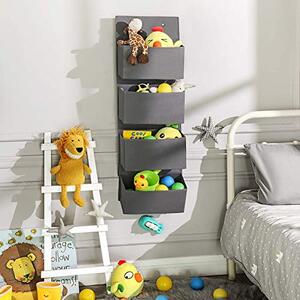 Organizator depozitare usa, Songmics, Gri, 33.5x12x100 cm