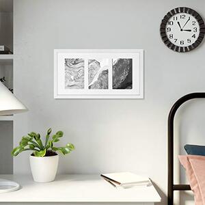 Rama foto, Songmics, Alb, 40.5x24.0x1.9 cm