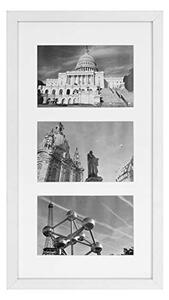 Rama foto, Songmics, Alb, 40.5x24.0x1.9 cm
