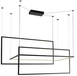 MaxLight Geometric lampă suspendată 1x80 W negru P0271D