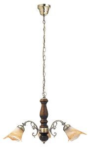 Rabalux Rustic 3 lampă suspendată 3x40 W alamă-maro 7093