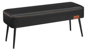 Bancheta Vasagle Negru 110x40x43 cm