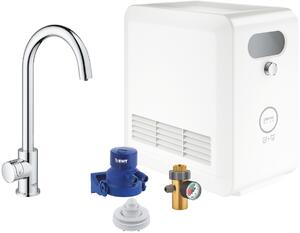 Grohe Blue set starter cu baterie bucătărie pe picior StarLight Chrome 31302002