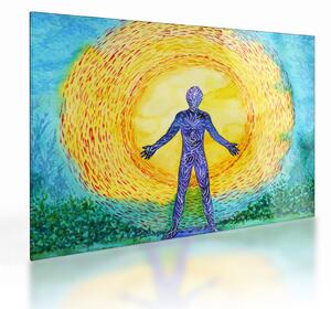Tablou pe sticlă - Puterea spiritului (70x50 cm)