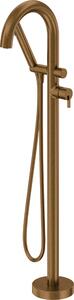 Deante Silia, baterie de baie independentă cu set de duș, bronz periat, BQS_C17N