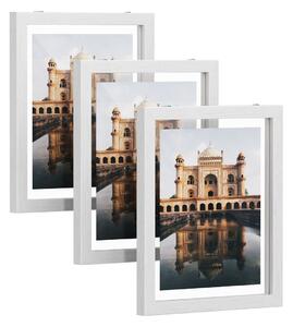 Set 3 rame foto Songmics Alb 32x27x2.2 cm