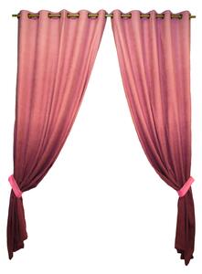 Set draperii Velaria hazel degrade roz, diverse dimensiuni