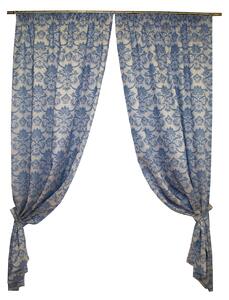 Set draperii Sama albastru, 2x135x255 cm