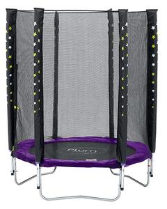 Set Trambulina Cu Plasa De Protectie Junior 140 Cm PLUM