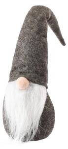 Gnom de iarna WINTER GNOME 30 cm, gri