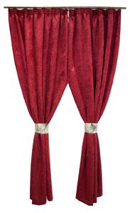 Set draperii Velaria mistic bordo, 2 170x260 cm