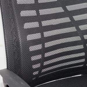 Scaun de birou din mesh cu tetiera OFF 335 negru