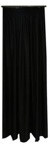 Draperie Velaria neagra cu rejansa, 95x265 cm