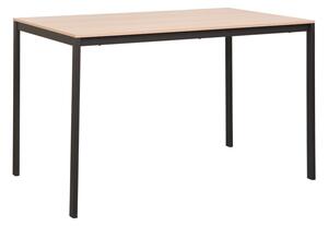 Masa Bucatarie/Dining Foranno PAL Stejar 120x75x75cm, Picioare Negre