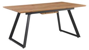 Masa Bucatarie/Dining Extensibila Kronn MDF Infoliat Stejar 160-200x90x75 Cm