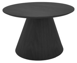 Masutea Cafea Donna MDF Negru, Diametru 80 Cm