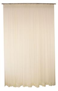 Perdea Velaria tiul ivoire cu bordura, 260x245 cm