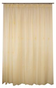 Perdea Velaria ivoire cu imprimeu brodat, 350x245 cm