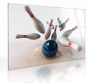 Tablou pe sticlă - Bowling (70x50 cm)