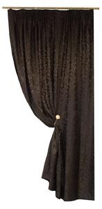 Draperie Velaria jacard negru, 160x195 cm