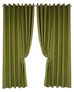 Set draperii soft verde, 2 280x245 cm
