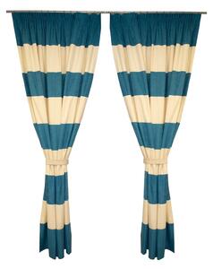 Set draperii Velaria turcoaz unt, 2x170x250 cm
