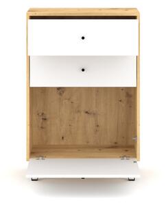 BILBAO BL18 Dulap de culoare stejar artisanal/alb mat