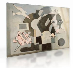 Tablou pe sticlă - Cubismul (70x50 cm)