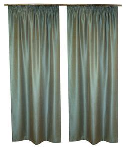 Set draperii Velaria turcoaz cu romburi, 2x110x260 cm