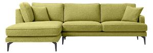 Colțar Fix AZURRO, 280x90/180x85 cm, Stanga / Verde-Olive-Mystery
